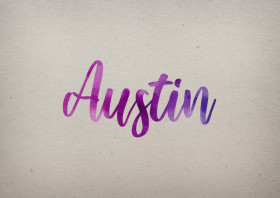 Austin Watercolor Name DP