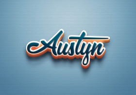 Cursive Name DP: Austyn