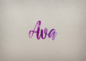 Ava Watercolor Name DP