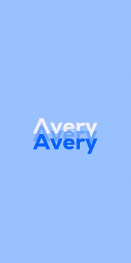 Name DP: Avery