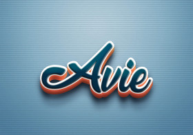 Cursive Name DP: Avie
