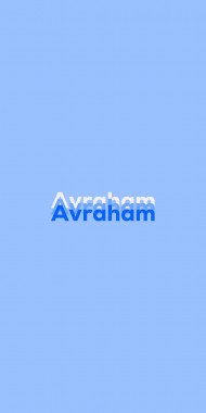 Name DP: Avraham