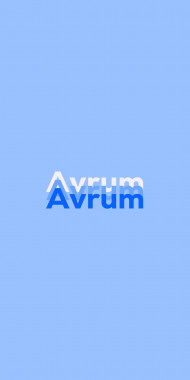 Name DP: Avrum