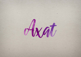 Axat Watercolor Name DP