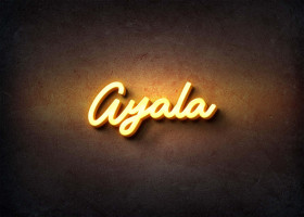 Glow Name Profile Picture for Ayala