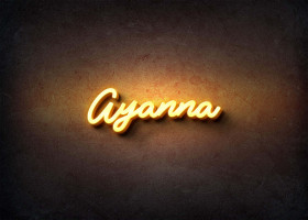 Glow Name Profile Picture for Ayanna