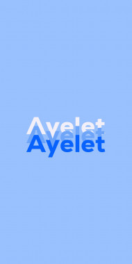 Name DP: Ayelet