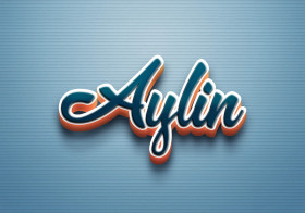 Cursive Name DP: Aylin
