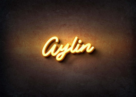 Glow Name Profile Picture for Aylin