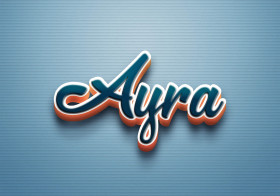 Cursive Name DP: Ayra