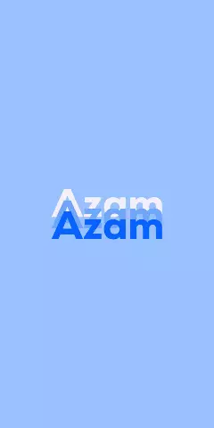 Azam Name Wallpaper