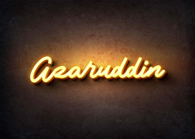 Glow Name Profile Picture for Azaruddin