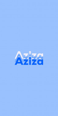 Name DP: Aziza