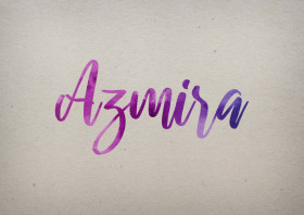 Azmira Watercolor Name DP