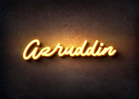 Glow Name Profile Picture for Azruddin