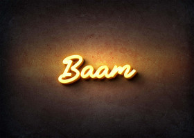Glow Name Profile Picture for Baam