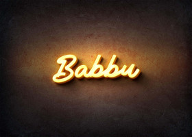 Glow Name Profile Picture for Babbu