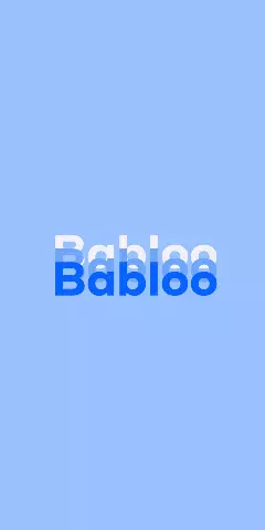 Name DP: Babloo