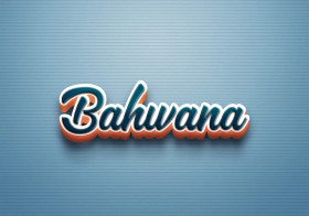 Cursive Name DP: Bahwana