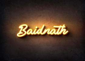 Glow Name Profile Picture for Baidnath