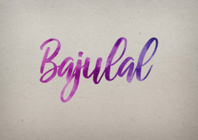 Bajulal Watercolor Name DP