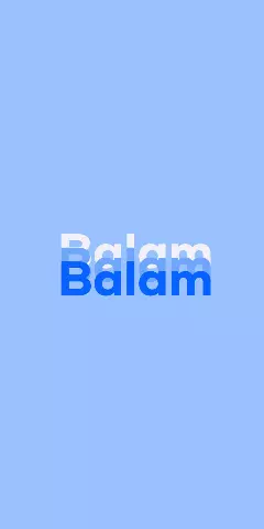 Name DP: Balam