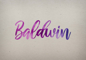 Baldwin Watercolor Name DP