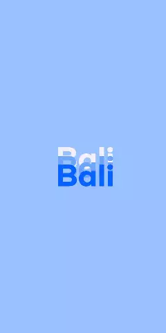 Name DP: Bali