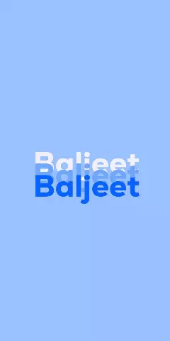 Name DP: Baljeet