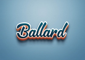 Cursive Name DP: Ballard
