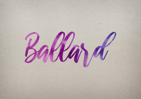 Ballard Watercolor Name DP