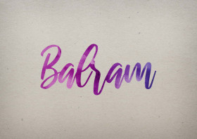 Balram Watercolor Name DP