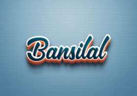 Cursive Name DP: Bansilal