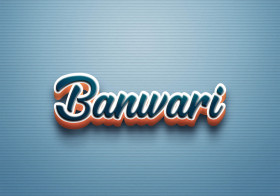 Cursive Name DP: Banwari