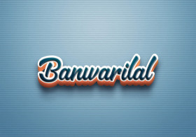 Cursive Name DP: Banwarilal