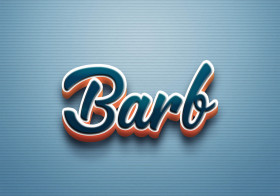 Cursive Name DP: Barb