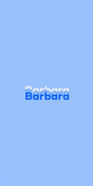 Name DP: Barbara