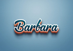 Cursive Name DP: Barbara
