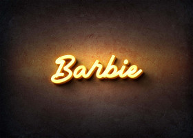 Glow Name Profile Picture for Barbie