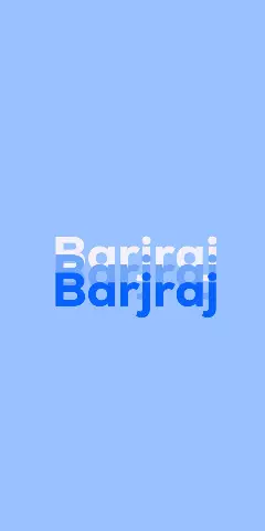 Barjraj Name Wallpaper