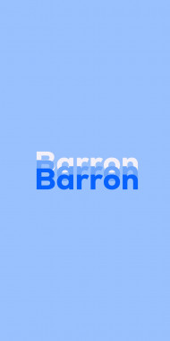 Name DP: Barron