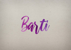 Barti Watercolor Name DP