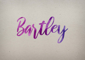 Bartley Watercolor Name DP
