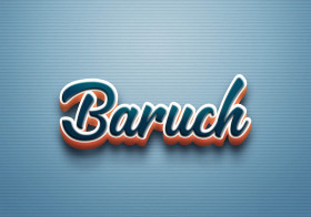 Cursive Name DP: Baruch