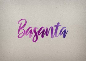 Basanta Watercolor Name DP