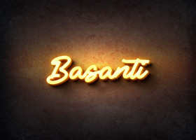 Glow Name Profile Picture for Basanti