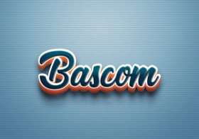 Cursive Name DP: Bascom