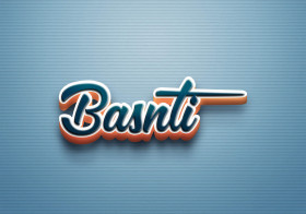 Cursive Name DP: Basnti