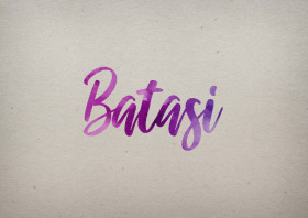 Batasi Watercolor Name DP