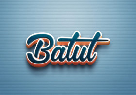 Cursive Name DP: Batul